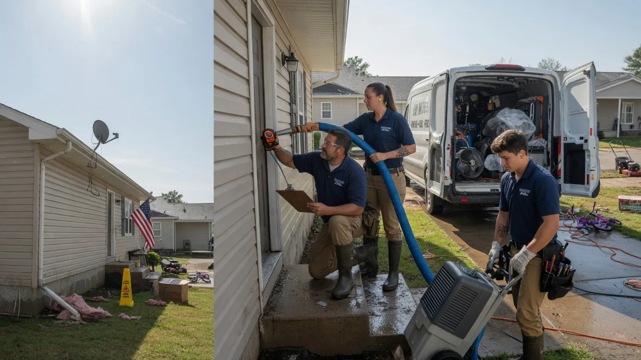 Ceiling Water Damage Restoration in Belle Rive, IL near me